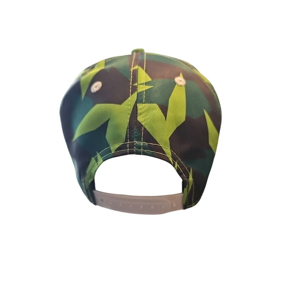 Mdl Mtn Dew‎ Green League Adult Trucker Cap Hat Green Printed Flat Bill Snapback